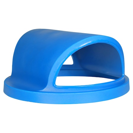 Ex-Cell Kaiser Replacement Dome Top Pass Through - Plastic, Recycle Blue RC-55 LID TND RBL PL